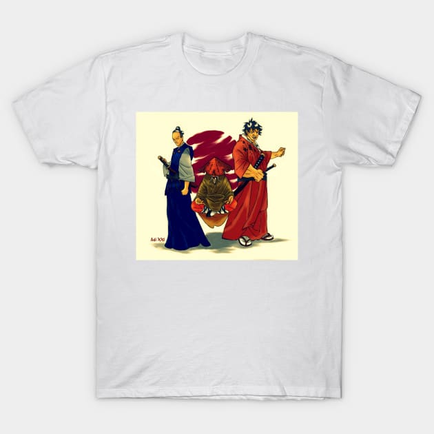 Le sage et les 2 Ronins T-Shirt by AdiFanart